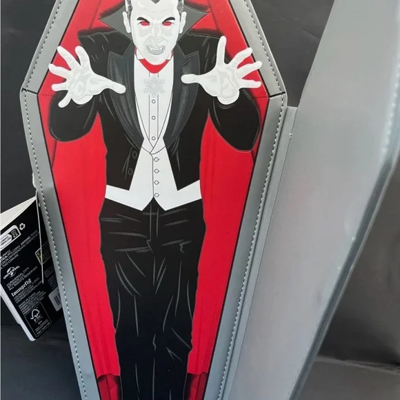 Loungefly x Monsters Dracula backpack/purse BNWT - Picture 2 of 2